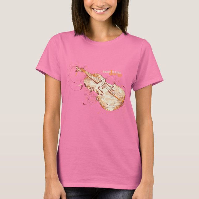 Fiddle-Design T-Shirt (Vorderseite)
