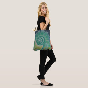 Fiddle-Farn-Energie-Pastell-Kunst-Schulter-Tasche