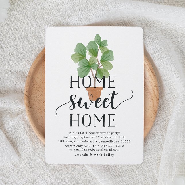 Fiddle Leaf Fig | Party Einladung der Wohnungsbaut (Von Creator hochgeladen)