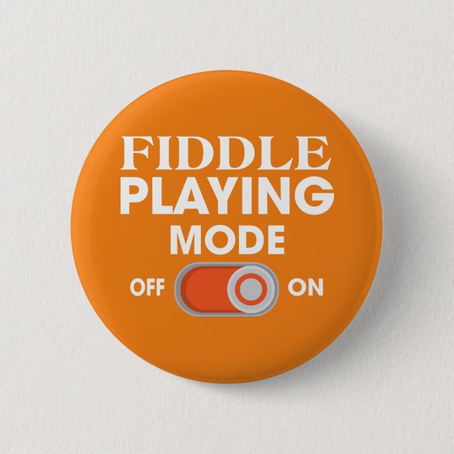 Fiddle Playing Button (Vorderseite)