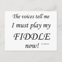 Fiddle-Stimmen sagen, müssen spielen