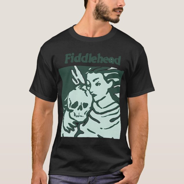 Fiddlehead Angel Skull T-Shirt (Vorderseite)
