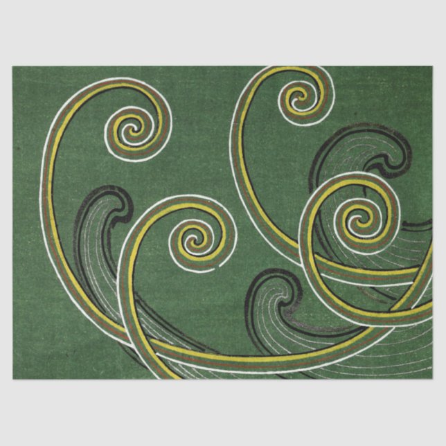 Fiddlehead Fern Geschenkwrap Seidenpapier (Vorderseite)