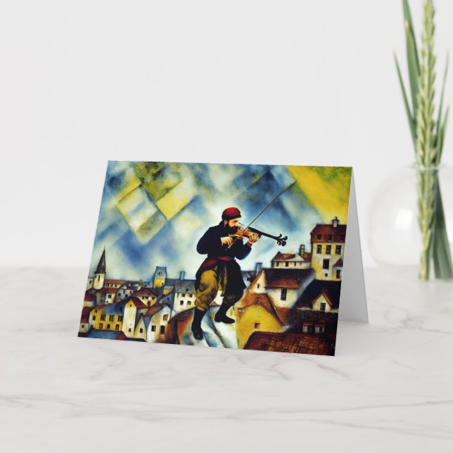 Fiddler am Dach Karte (Vorderseite)