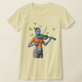 Fiddler Dreamscape - Mädchen und Schmetterlinge T-Shirt