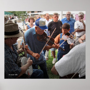 Fiddlin' im Park Poster