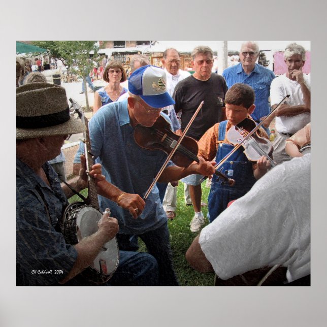Fiddlin' im Park Poster (Vorne)