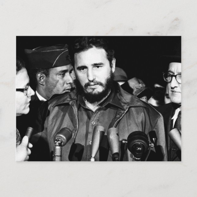 Fidel Castro 1959 Postkarte (Vorderseite)