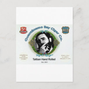 Fidel Castro Guantanamo Bay Cuba Cigar Company Postkarte