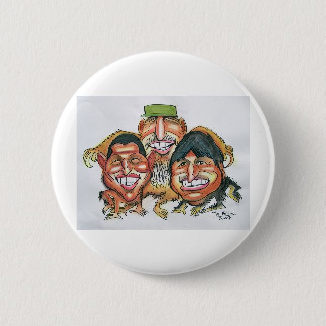 Fidel Castro, Hugo Chavez, evo Moral Button (Vorderseite)