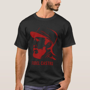 Fidel Castro Kuba Revolution Kommunistische Politi T-Shirt