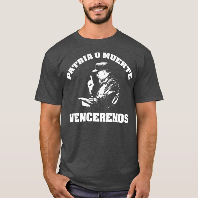 Fidel Castro Kuba Revolution Lateinamerika  T-Shirt (Vorderseite)