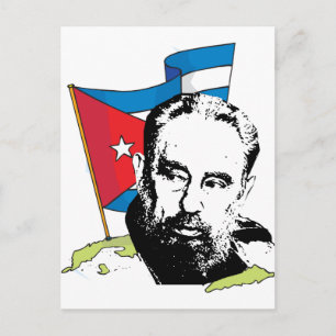 Fidel Castro Postkarte