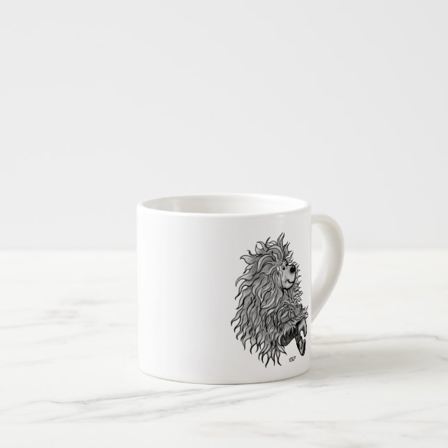 Fidel der kleine Wald Goblin Espressotasse (Vorderseite Rechts)