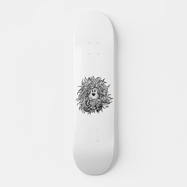 Fidel der kleine Wald Goblin Skateboard (Vorne)