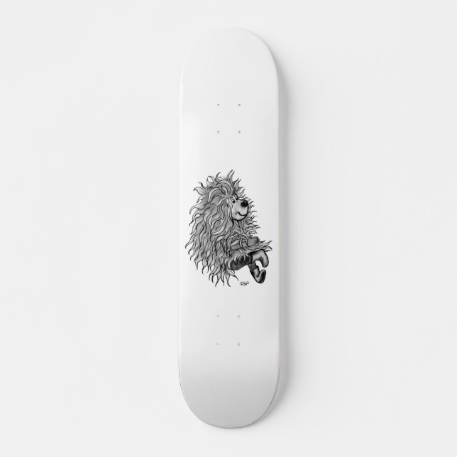 Fidel der kleine Wald Goblin Skateboard (Vorne)