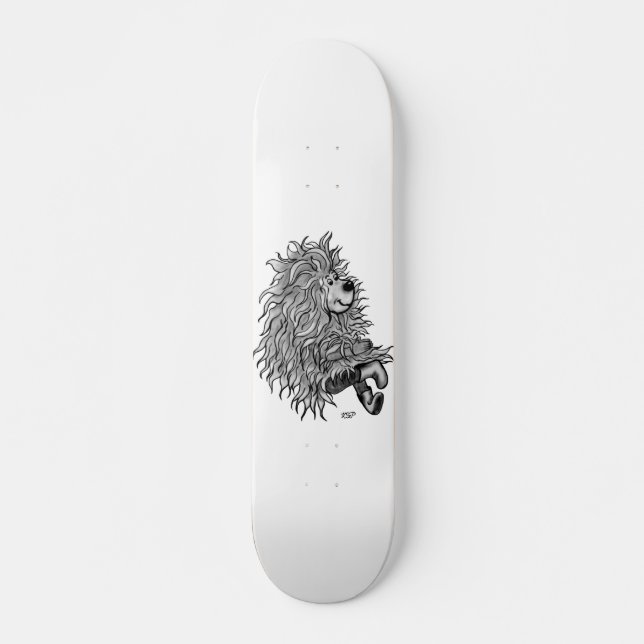 Fidel der kleine Wald Goblin Skateboard (Vorne)