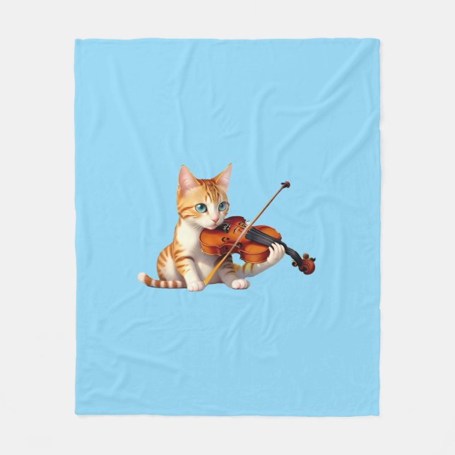 Fidel Kitty Fleecedecke (Vorderseite)