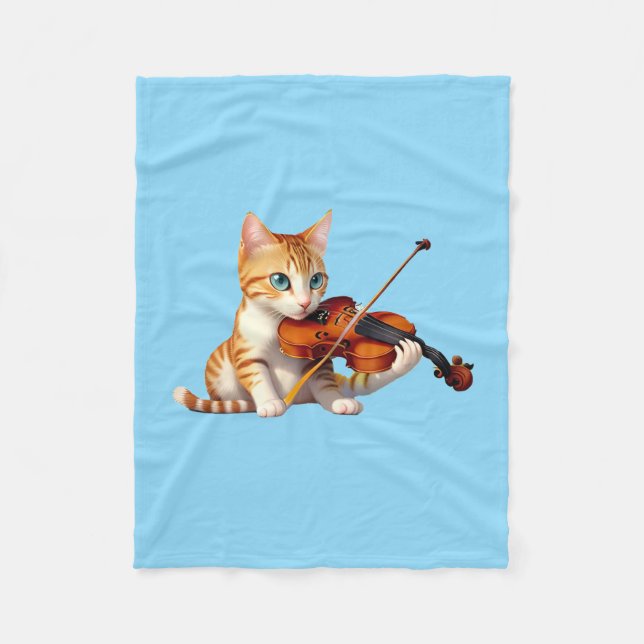 Fidel Kitty Fleecedecke (Vorderseite)