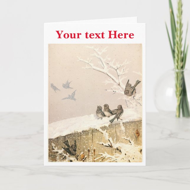 Fidelia Bridges Dankeskarte (Vorderseite)