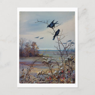 Fidelia Bridges Feiertagspostkarte