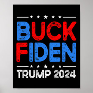 Fiden Anti Biden Funny Impeach Joe Biden - Trump 2 Poster