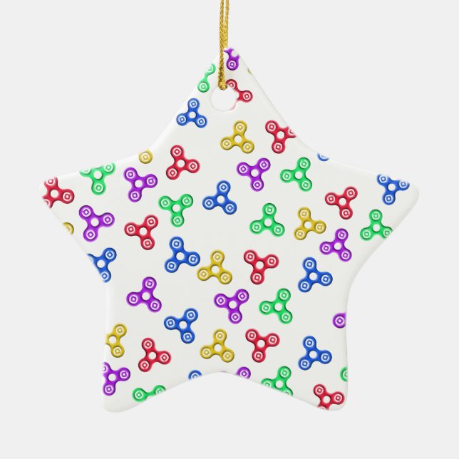 Fidget Spinners Keramik Ornament (Vorne)