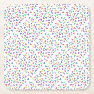 Fidget Spinners Rechteckiger Pappuntersetzer