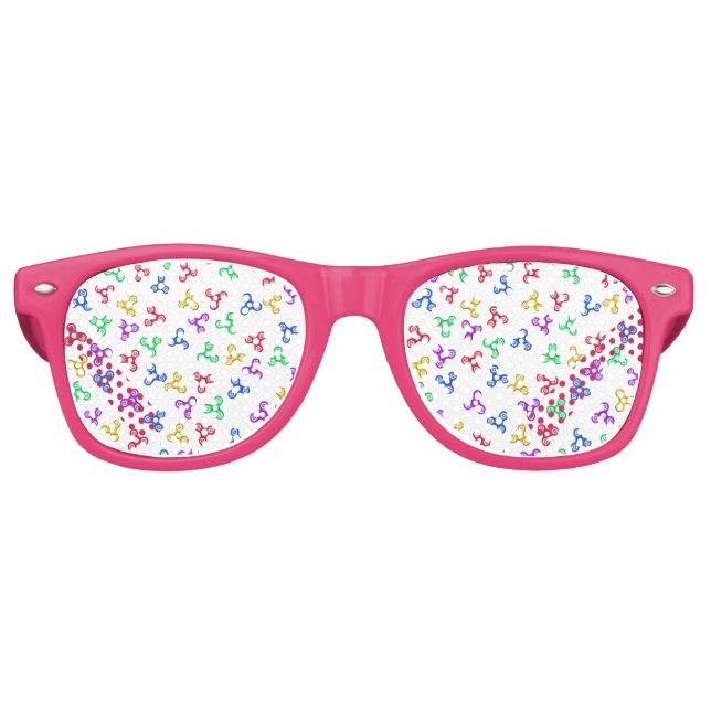 Fidget Spinners Sonnenbrille (Vorderseite)