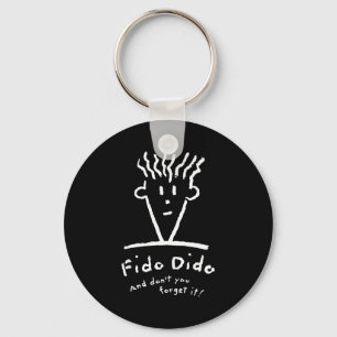 Fido Dido Gesicht Vergessen Sie es nicht Schlüsselanhänger