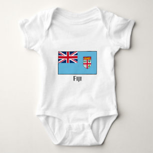 Fidschi-Flagge Baby Strampler
