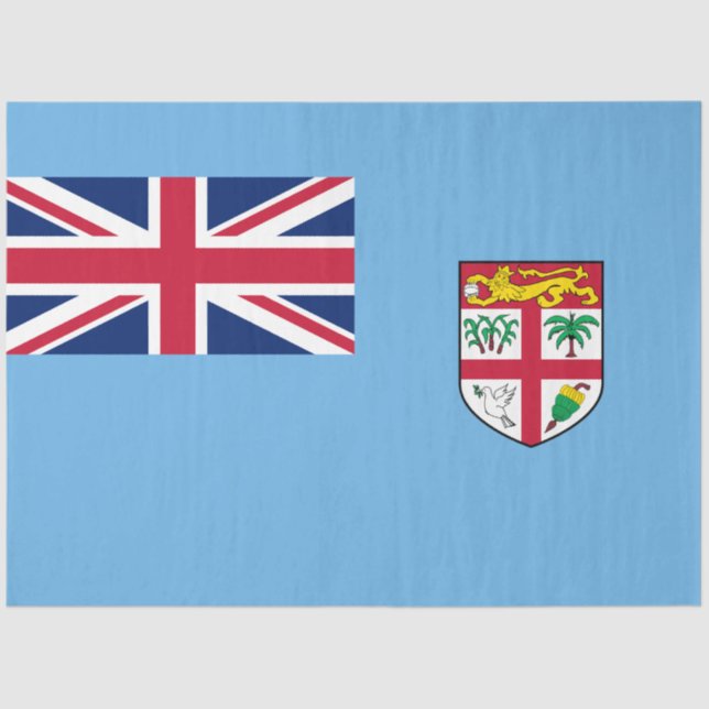 Fidschi-Flagge (Fidschi) Seidenpapier (Vorderseite)