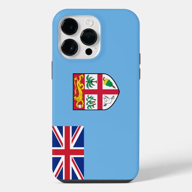 Fidschi-Flagge iPhone Hülle (Rückseite)