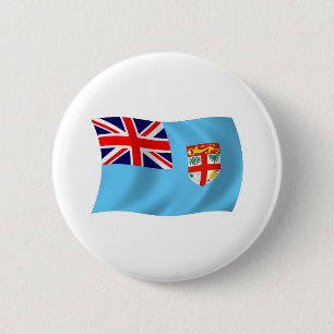 Fidschi-Flagge-Knopf Button