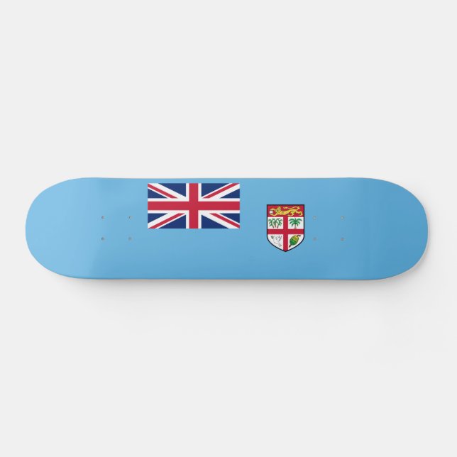 Fidschi-Flagge Skateboard (Horizontal)