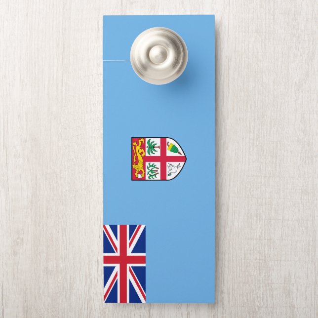 Fidschi-Flagge Türanhänger (Auf Knauf)