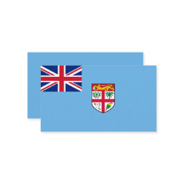 Fidschi-Flagge Visitenkarte