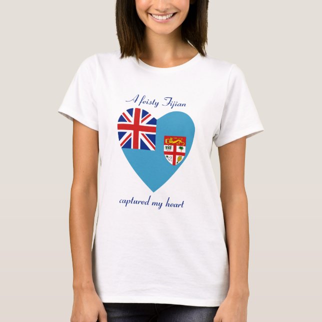 Fidschi-Flaggen-Schatz-T - Shirt (Vorderseite)