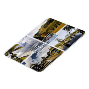 Fidschi - Mosaik - Magnet