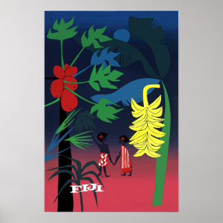 Fidschi-Reiseplakat Poster