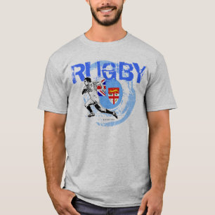 Fidschi-Rugby-Fan-T - Shirt-Lauf T-Shirt