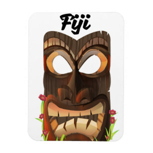 Fidschi-Schnitzmaske Magnet