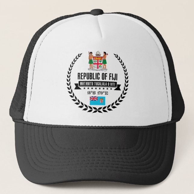 Fidschi Truckerkappe (Vorderseite)