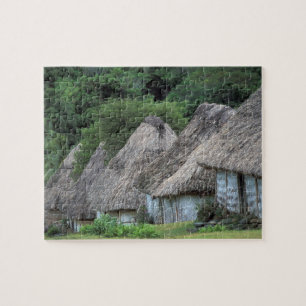 Fidschi, Viti, Traditionelle Hüttenhäuser. Puzzle