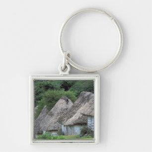 Fidschi, Viti, Traditionelle Hüttenhäuser. Schlüsselanhänger