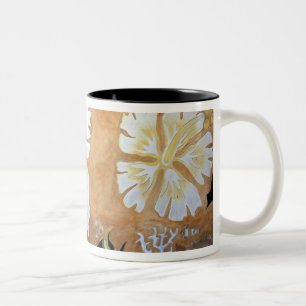 Fidschi, Wandkunst. Zweifarbige Tasse