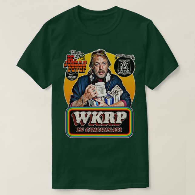 Fieber am Drive Time WKRP in Cincinnati T-Shirt (Design vorne)