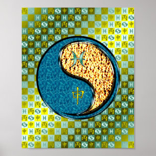 Fieber und Affe Poster