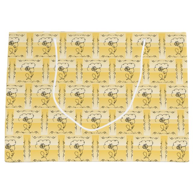 Fieberbeutel Beauty Goldenrod Horizontal Geschenkt Große Geschenktüte (Vorderseite)