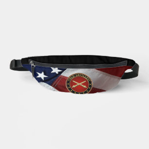 Field Artillery Branch Insignia Sonderausgabe Bauchtasche